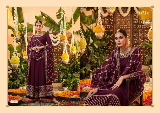 Maisha Zeynep Fancy Heavy Wedding Stylish Designer Salwar Suit Collection